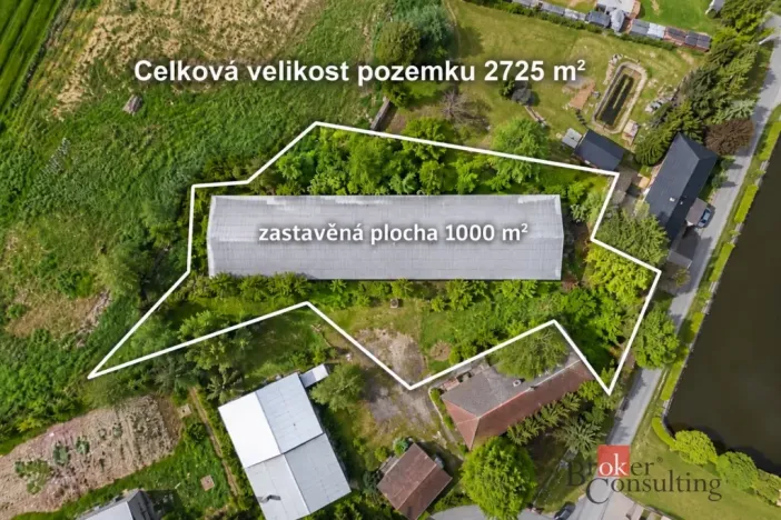 Prodej skladu, Blízkov, 1065 m2