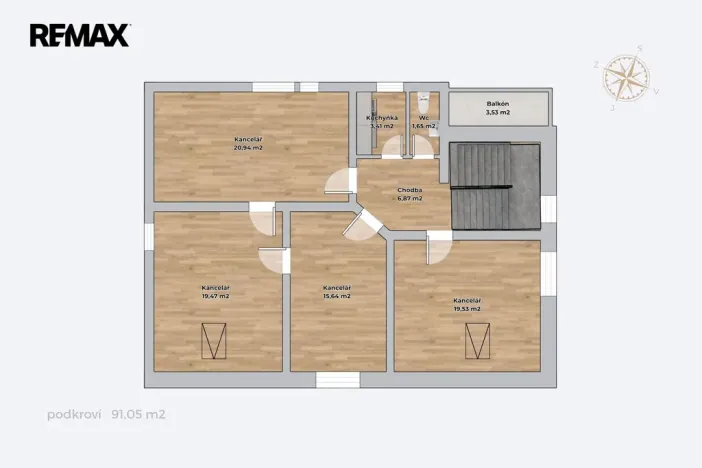 Prodej kanceláře, Třebíč - Stařečka, Sucheniova, 410 m2