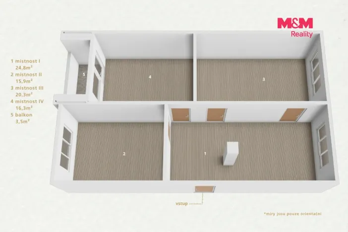 Prodej bytu 3+1, Chodov, Čs. odbojářů, 83 m2