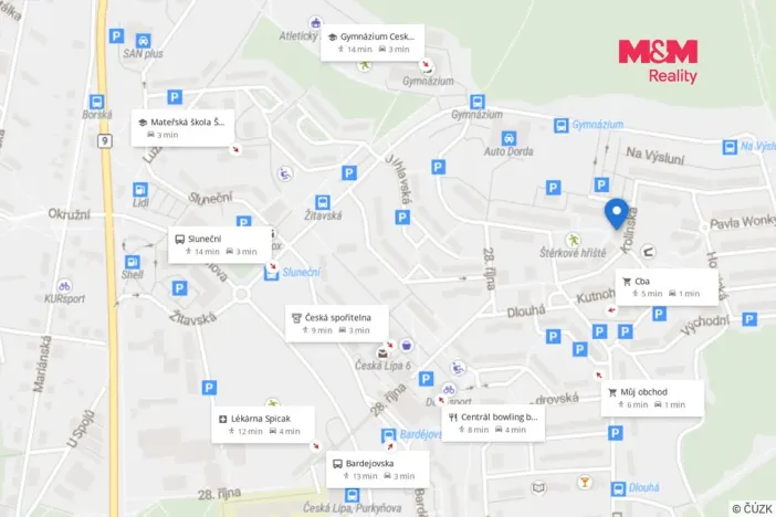 Pronájem bytu 4+1, Česká Lípa, Na Jílech, 98 m2