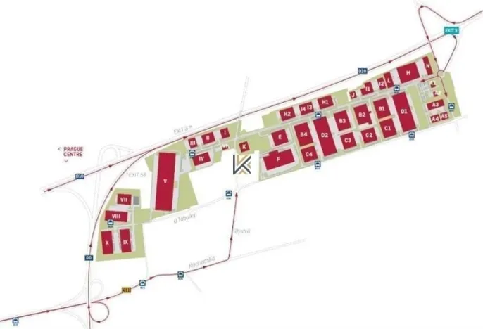 Pronájem kanceláře, Praha - Horní Počernice, Do Čertous, 550 m2
