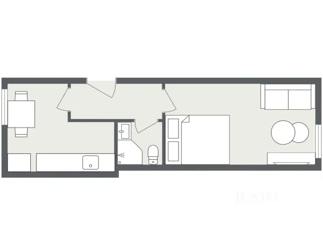 Pronájem bytu 1+1, Jablonec nad Nisou, Nádražní, 28 m2