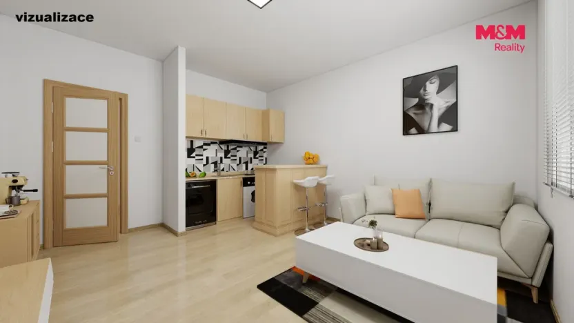 Prodej bytu 2+kk, Ústí nad Labem - Severní Terasa, Šrámkova, 40 m2