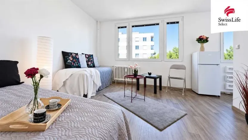 Prodej bytu 1+kk, Pardubice - Polabiny, Sluneční, 28 m2