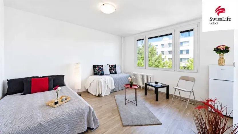 Prodej bytu 1+kk, Pardubice - Polabiny, Sluneční, 28 m2