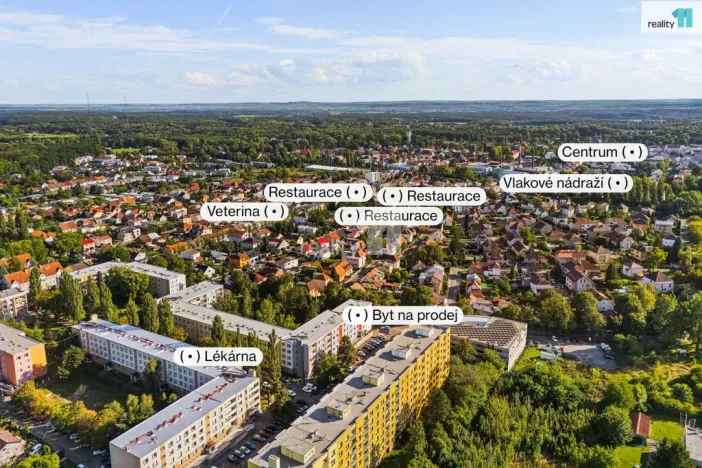 Prodej bytu 2+kk, Poděbrady - Poděbrady III, Kunštátská, 44 m2