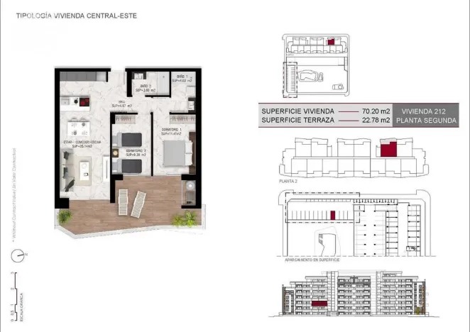 Prodej bytu 3+kk, San Miguel de Salinas, Alicante, Španělsko, 70 m2