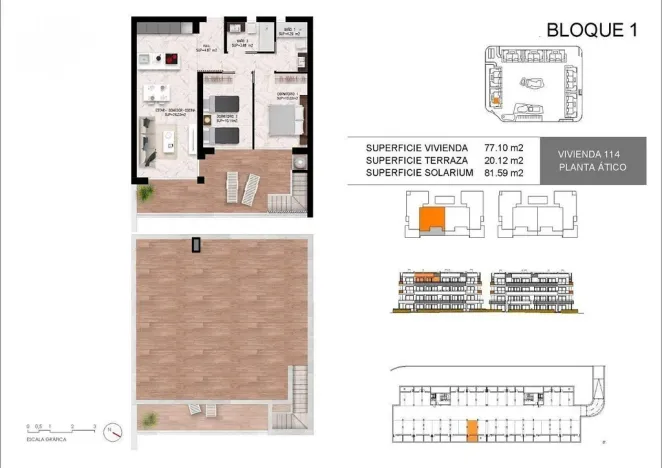 Prodej bytu 3+kk, Torrevieja, Alicante, Španělsko, 77 m2