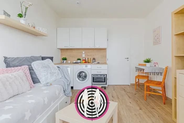 Pronájem bytu 1+kk, Praha - Hostivař, Hornoměcholupská, 22 m2