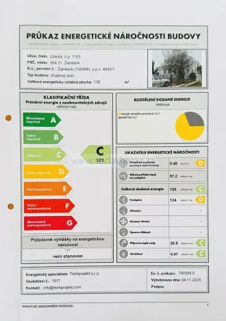 Prodej rodinného domu, Žamberk, Orlická, 138 m2