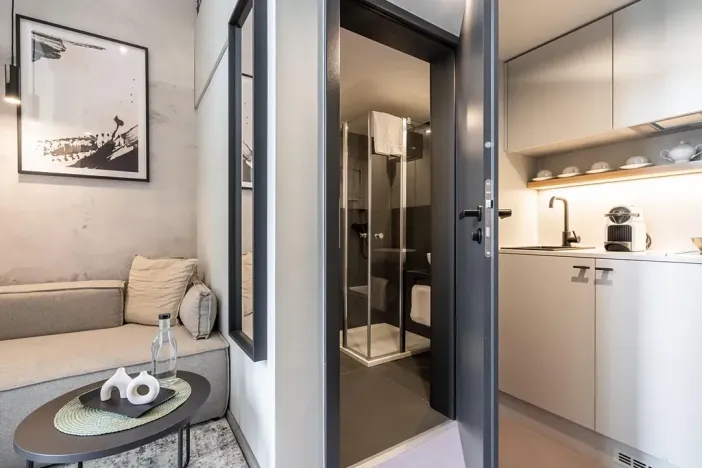 Prodej bytu 1+kk, Praha - Karlín, Prvního pluku, 18 m2