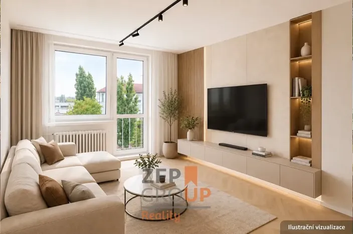 Pronájem bytu 3+1, Hodonín, Národní třída, 65 m2