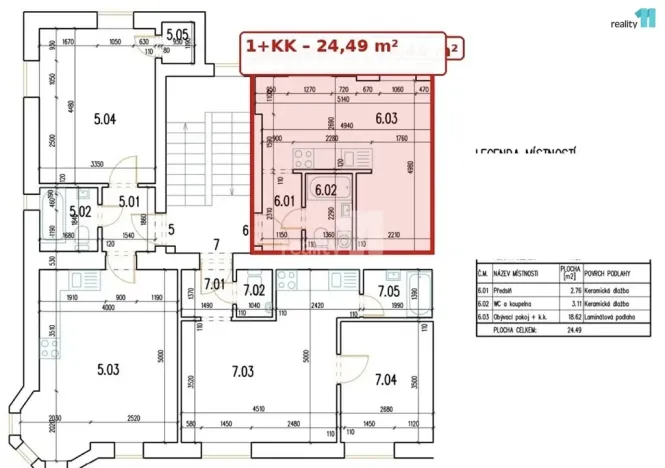 Prodej bytu 1+kk, Praha - Hrdlořezy, Českobrodská, 24 m2