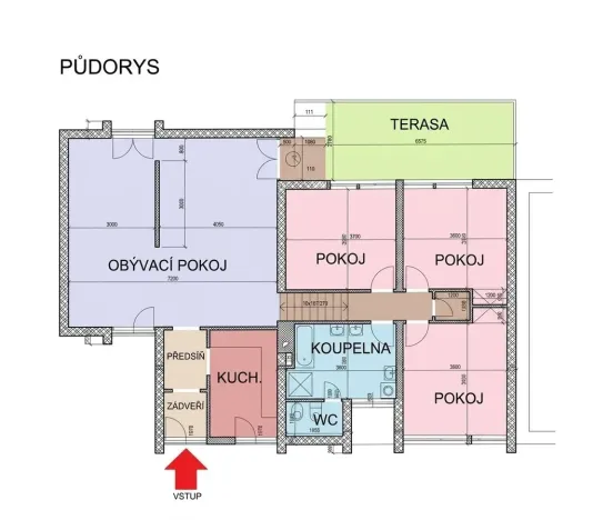 Pronájem bytu 4+1, Praha - Liboc, Brodecká, 116 m2