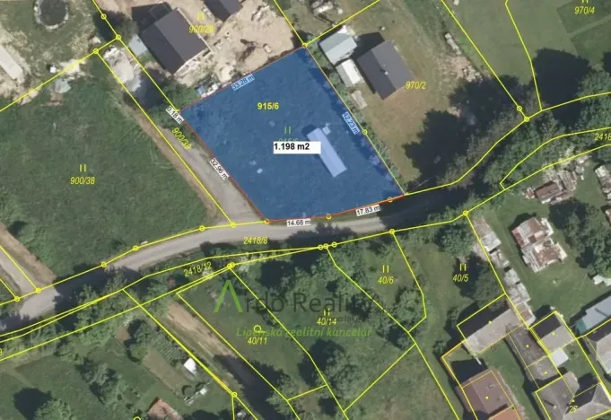 Prodej pozemku pro bydlení, Světlík, 1198 m2