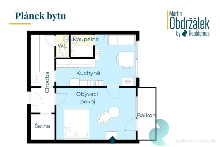 Prodej bytu 1+1, České Budějovice, Kubatova, 50 m2