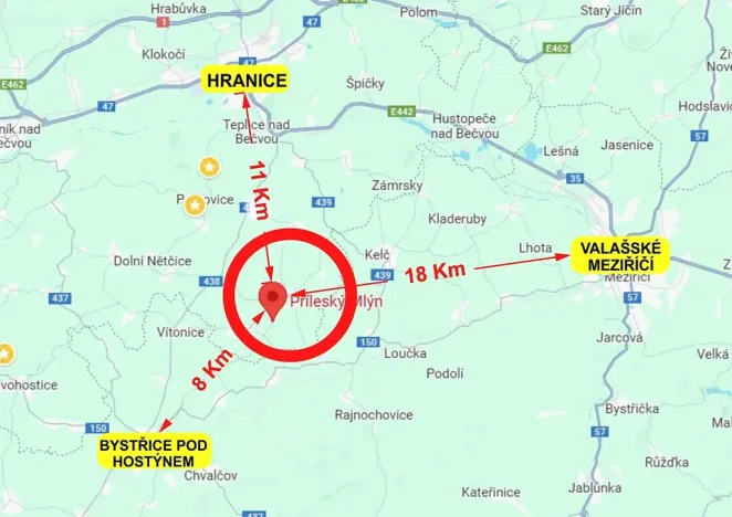 Prodej ubytování, Všechovice, 2500 m2