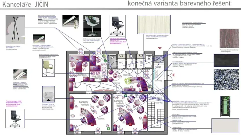 Pronájem kanceláře, Jičín, Kollárova, 140 m2