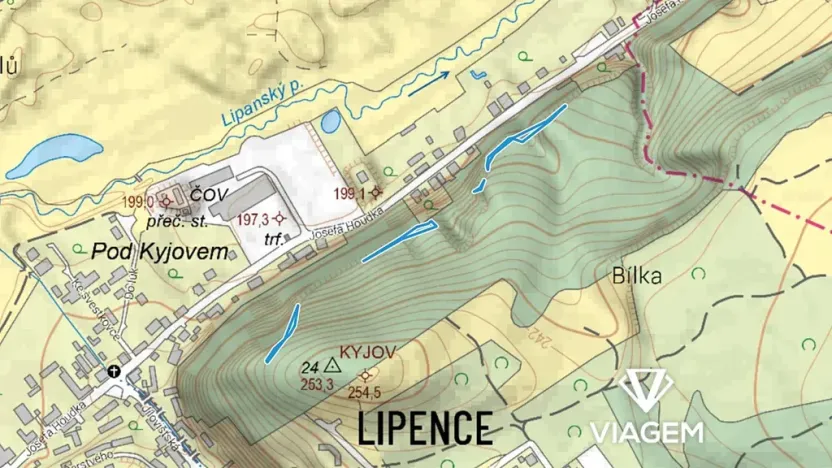 Prodej pole, Praha - Lipence, 926 m2