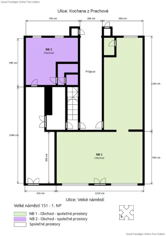 Prodej bytu 2+kk, Strakonice - Strakonice I, Velké náměstí, 73 m2