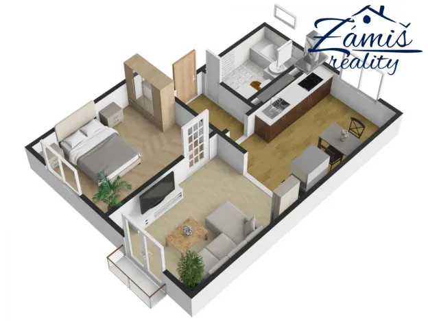Prodej bytu 2+1, Kladno, Sevastopolská, 50 m2