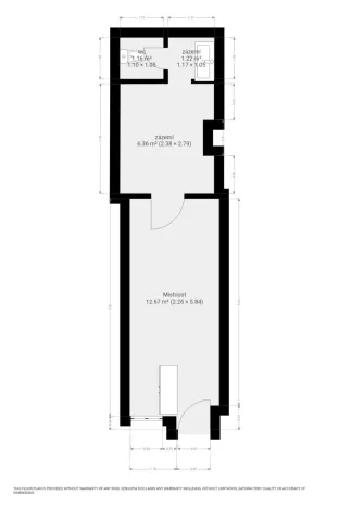 Pronájem obchodního prostoru, Brno - Žabovřesky, Minská, 19 m2