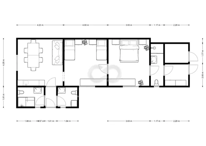 Prodej rodinného domu, Mladošovice, 75 m2