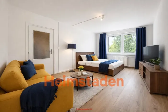 Pronájem bytu 1+1, Karviná - Hranice, Rudé armády, 38 m2