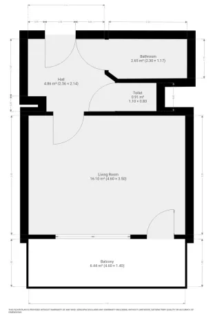 Pronájem bytu 1+kk, Praha - Troja, Lešenská, 26 m2