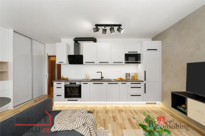 Pronájem bytu 1+kk, Praha - Kyje, Davidovičova, 31 m2