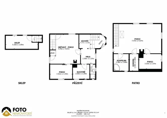 Prodej rodinného domu, Praha, Medová, 108 m2