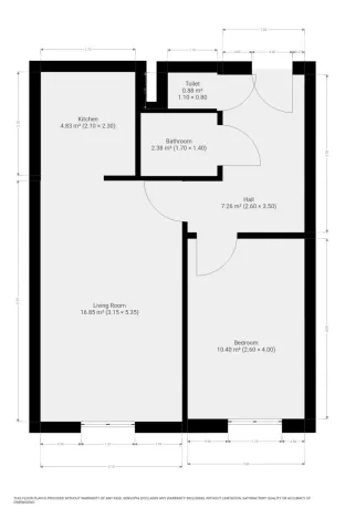 Pronájem bytu 2+kk, Praha, Na Komořsku, 45 m2