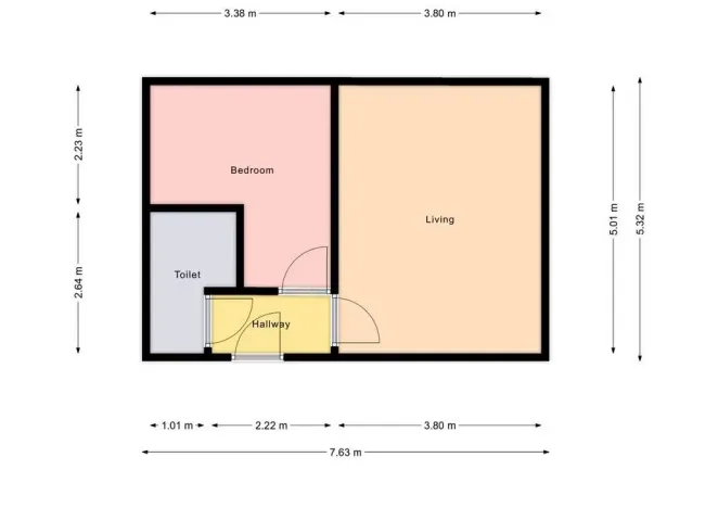 Prodej bytu 2+kk, Praha - Letňany, Rýmařovská, 36 m2