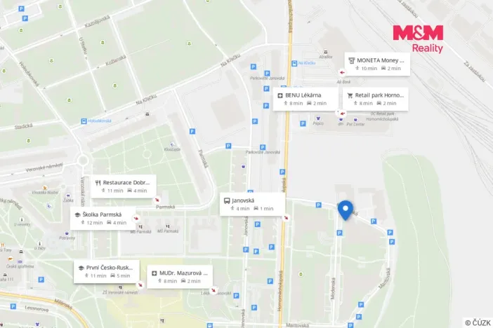Prodej bytu 1+kk, Praha - Horní Měcholupy, Modenská, 36 m2