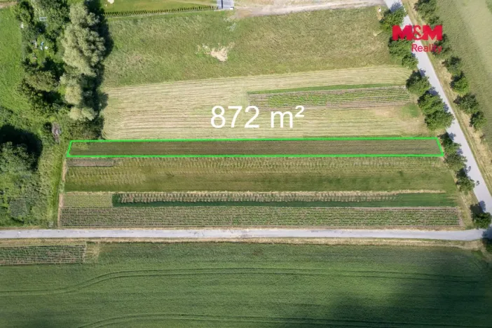 Prodej pole, Velký Újezd, 872 m2