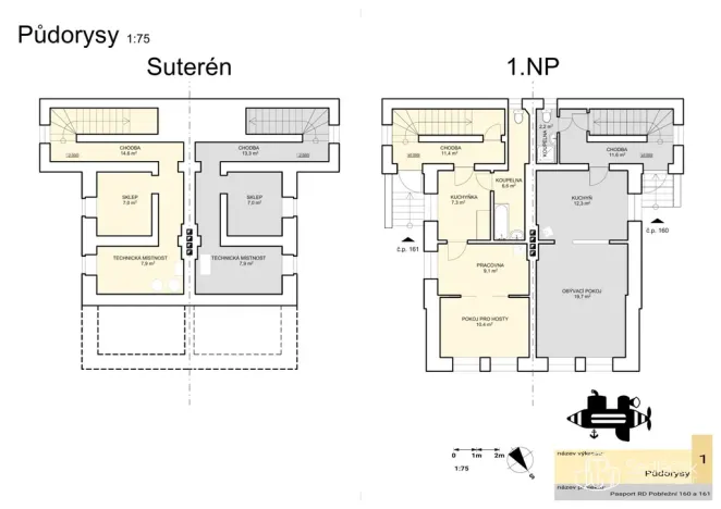 Prodej vícegeneračního domu, Svatava, Pobřežní, 260 m2