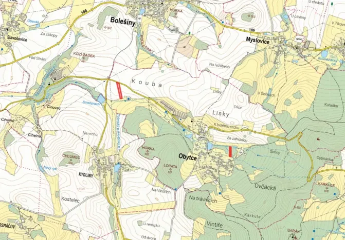 Prodej pole, Obytce, 8794 m2
