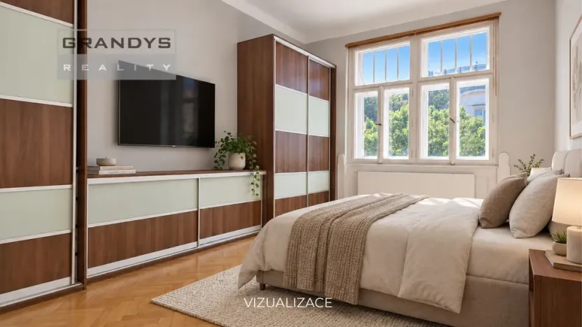 Pronájem bytu 3+1, Praha - Bubeneč, Čechova, 104 m2