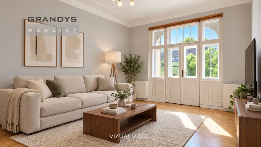 Pronájem bytu 3+1, Praha - Bubeneč, Čechova, 104 m2