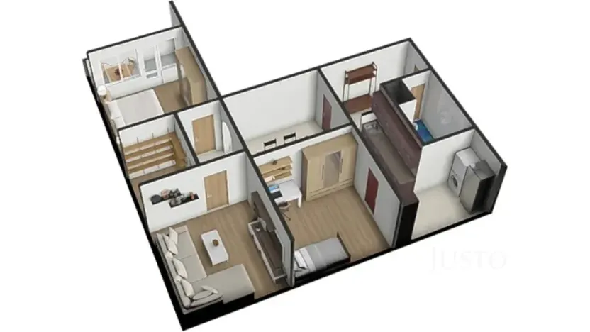 Prodej bytu 3+1, Strakonice, Sídliště 1. máje, 74 m2
