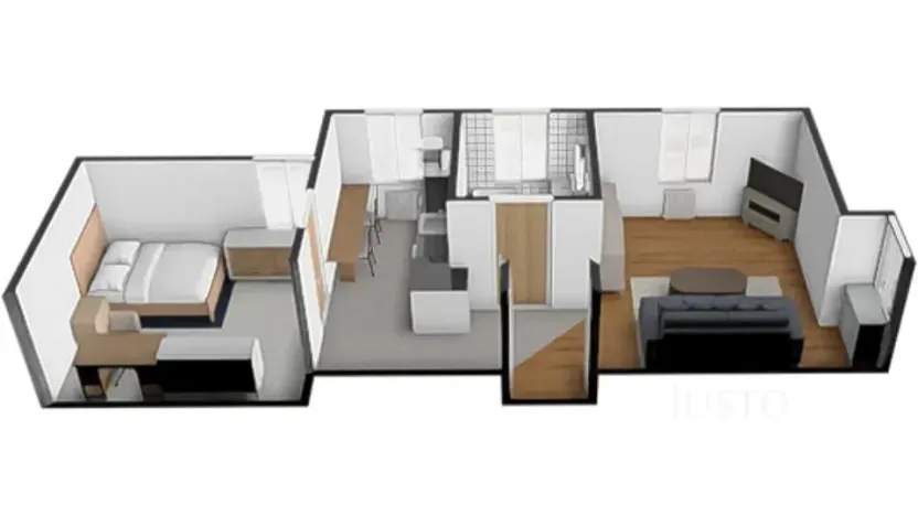 Prodej bytu 2+kk, Vráž, 51 m2