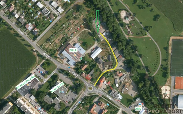 Prodej garáže, Vyškov - Pazderna, Dědická, 17 m2
