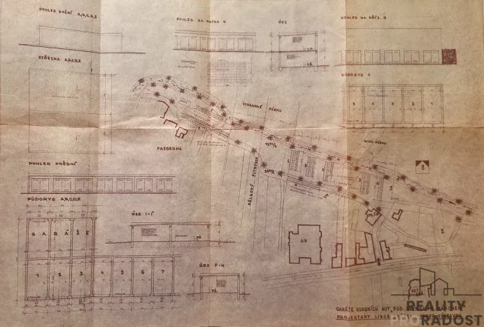 Prodej garáže, Vyškov - Pazderna, Dědická, 17 m2