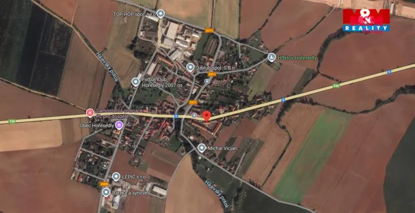 Pronájem skladu, Hořesedly, 400 m2