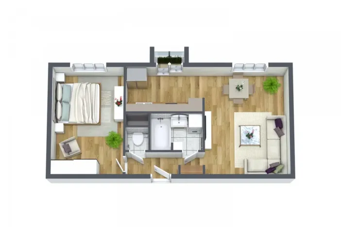 Pronájem bytu 2+1, Studénka - Butovice, A. Dvořáka, 57 m2