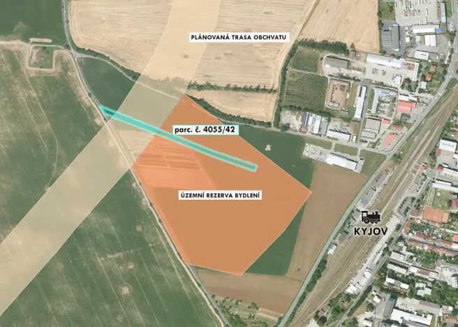 Prodej pozemku pro bydlení, Kyjov, 2936 m2