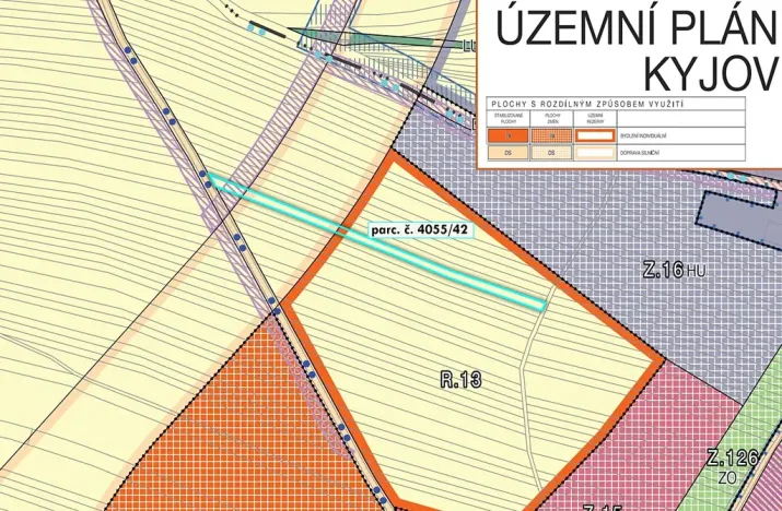 Prodej pozemku pro bydlení, Kyjov, 2936 m2