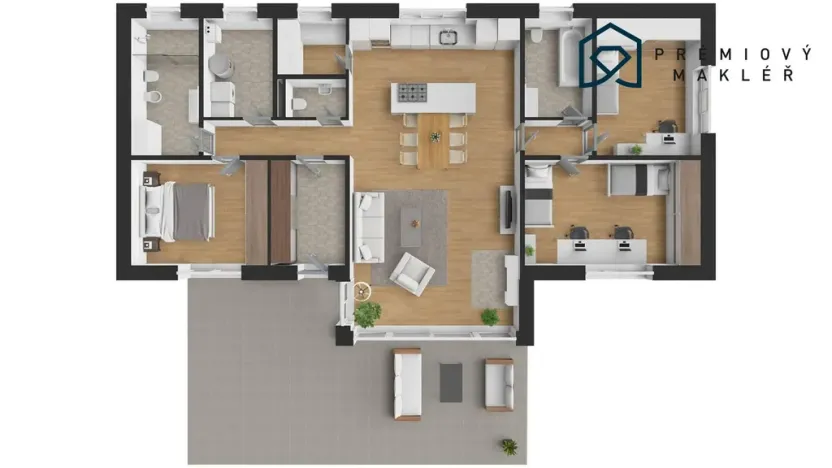 Prodej pozemku, Most, 770 m2
