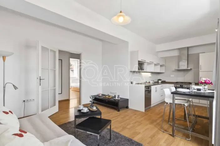 Pronájem bytu 2+kk, Praha - Bubeneč, Ve struhách, 45 m2