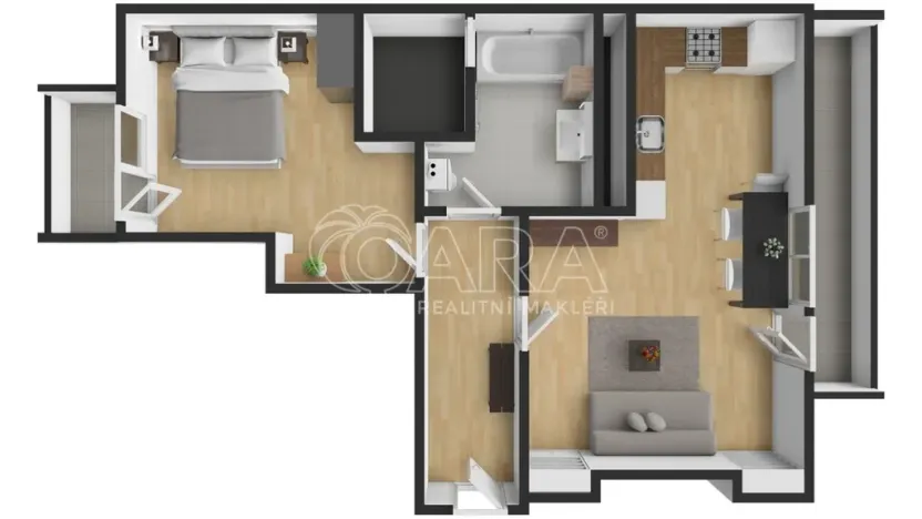 Pronájem bytu 2+kk, Praha - Bubeneč, Ve struhách, 45 m2